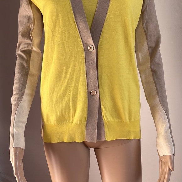 AKRIS PUNTO 2 Piece Set Cardigan + Tank Top Wool Size 2 - Picture 4 of 16